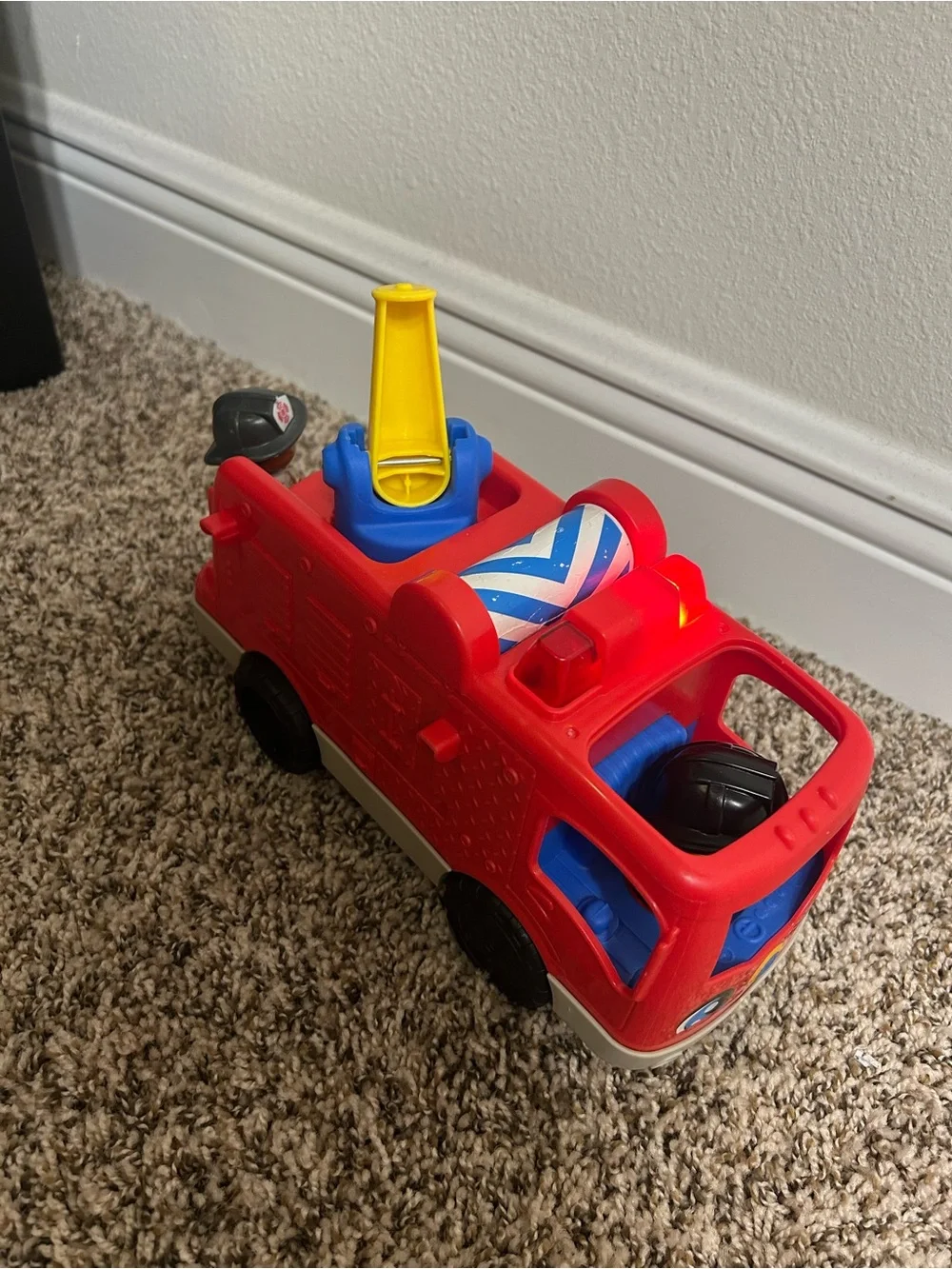 Fisher-Price Red Fire Engine Toy Little People